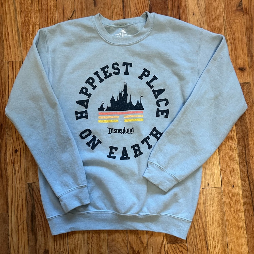 Disney Disneyland Happiest Place on Earth Crewneck Sweater